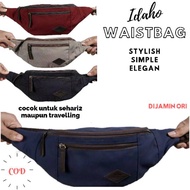 PRIA Men's Canvas Sling Bag Men's Waistbag Idaho PREMIUM QUALITY Waist Bag Elegant Waist