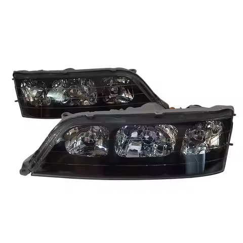 Car Headlight For Toyota Mark II GX100 JZX100 1996 1997 1998 1999 2000 Black Lens total 2pcs