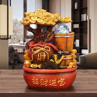 Feng Shui Ornaments Small Flowing Water Set Rises Money Rockery Fountain Fish Tank