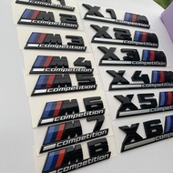BMW Thunder Version Sports Car Logo Modified X3M X4M X5M X6M M2 M5 M4 Rear Tail Logo Digital Logo 7.