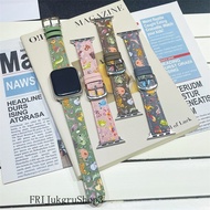 Cartoon Animal Print Suede Strap For iwatch9876543se
