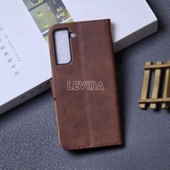 Leather Case Flip Samsung S21 Samsung S21 FE Flip Cover Kulit Sarung Buku Samsung S21 Samsung S21 FE