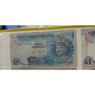 Duit Note 1 Ringgit .