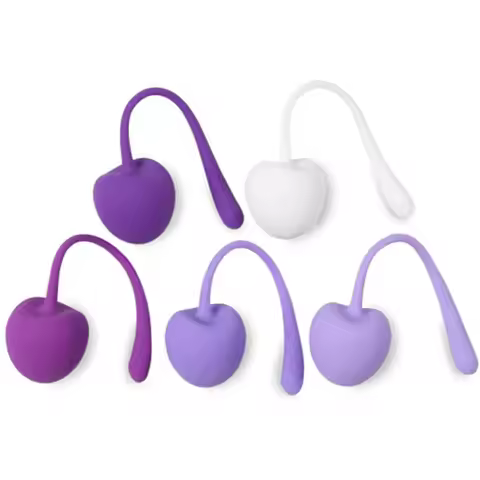 5PCS Silicone Cherry Kegel ball Vaginal dumbbell Vaginal exercise Vagina Tighten Kegel Exercise Ball