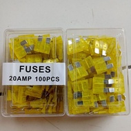20AMP LARGE MODEL PLUG-IN FUSE 100PCS