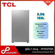 TCL ตู้เย็น 1 ประตู ขนาด 5.3 คิว/ 152 ลิตร รุ่น RT15XFSDS a As the Picture One