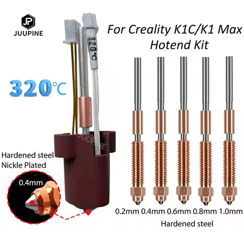 For Creality K1C Accessories upgrade kit k1c hotend nozzle kit for creality K1 Max hotend quick swap