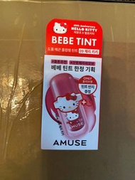 AMUSE Hello Kitty BEBE TINT 09 櫻桃奇奇 010(觀塘韓國護膚品店結業清倉蝕本價出售)