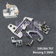 MESIN SIRUBA GAUGE SET Getset Industrial Overlock Sewing Machine TYPICAL JACK SIMARU SHUNFA
