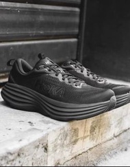 🛒全新正品🛒HOKA ONE ONE Bondi 8 邦代8 長距離公路低幫 跑步鞋 男款 黑色