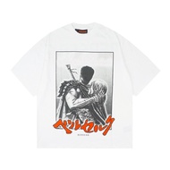 ANGER DOMINATE RELAXED FIT TSHIRT WHITE Breathable and perspiration-wicking, easy to wear