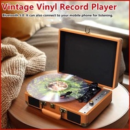 Vintage Vinyl Record Player Bluetooth Turntable Gramophone Phonograph Player Bluetooth Music