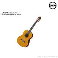 Yamaha Classical Guitar CGS102A CGS103A CGS104A [LIMITED STOCK/PREORDER] Natural Gloss Finish CGS 102 A 103 A 104 A Absolute Piano The Music Works Store GA1 [BULKY]