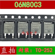 4PCS SPD06N80C3 06N80C3 TO-252 6A 800V MOS Field Effect Management SOP