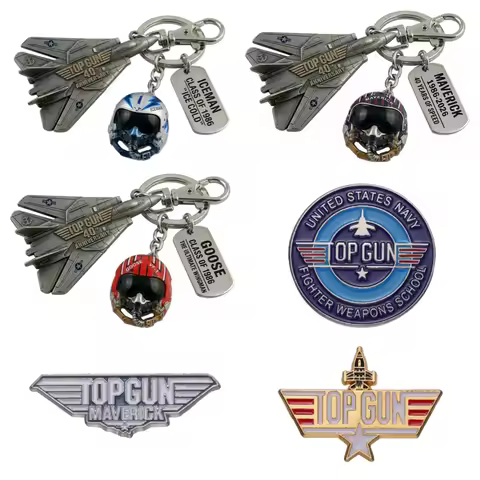 3style In Stock Top Gun 40th Anniversary Keychain Pilot Duck Cosplay Collectible Figurine 2026 Movie
