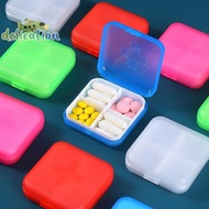 [DelicationS] Mini Pill Box Travel Pill Box Pill Storage Box Portable Daily Cross Pill Box Medicine 