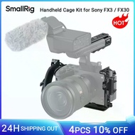 SmallRig FX30 Handheld Cage Kit for Sony FX3 / FX30 with Wrist Strap XLR Handle Extension Rig and Cl