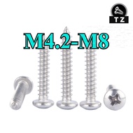 self tapping hardiflex screw | pan head self-tapping screw 304 M4.2-M8【TZean】