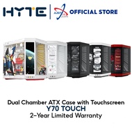 HYTE Y70 TOUCH INFINITE DUAL CHAMBER ATX CASE WITH TOUCH SCREEN- GUNDAM WING / BLACK / SNOW WHITE / 