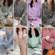 McJoden - JESSICA Set Piyama Lengan Panjang Pakaian Tidur Baju Tidur Wanita Perempuan