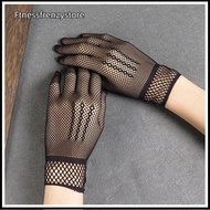 [FF] 1 Pair Hot Sale Fishnet Mesh Glove Fashion Women Lady Girl Glove Protection Lace Elegant Lady S