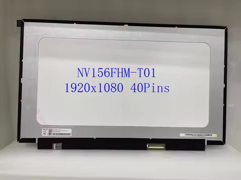 15.6 Inch NV156FHM-T01 V8.2 NV156FHM T01 1920x1080 FHD 40pins IPS Laptop LCD Touch Screen Panel Disp