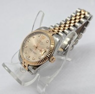Rolex 178271 粉紅鑽面 珠帶 亂碼 紅金鋼 淨錶 watch only