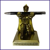 Knight Pen Holder for Desk Medieval Tabletop Decoration Decorative Desk Ornament for Students Teache