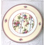 Ceramic Flat Plate With Gold Rim 18cm. Noritake JAPAN (Black1)