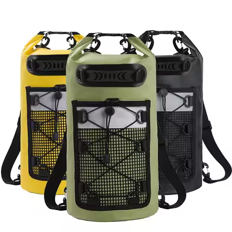 10L 20L 30L Waterproof Ocean Swimming Backpack PVC Diving Compression Storage Dry Pack Bag Men Women