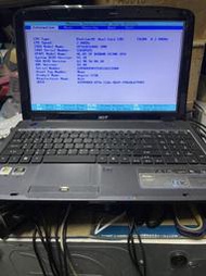零件機ACER宏碁(NBC3仁)Aspire 5738G 15.6吋Puntium T4200筆記型電腦