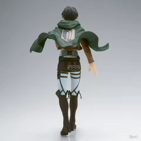 In Stock Original BANPRESTO Grandista Attack on Titan Eren Yeager Levi Ackerman Anime Cartoon Charac