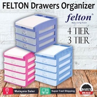 FELTON Organizer Drawers 3 & 4 Tiers Document A5 Paper Stationery/Rak Dokumen FELTON