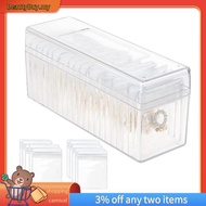[In Stock]Acrylic Jewelry Box Organizer, with 20 Portable Anti Tarnish Jewelry Bags, Travel Jewelry 