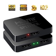READY STOCK HDMI Splitter 1 in 2 out Full HD HDMI Switcher Splitter HDCP 4K