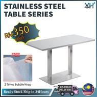 Meja Stainless Steel Working Table (Rectangle) / Meja Dapur Dining Table Set Meja Makan Stainless St