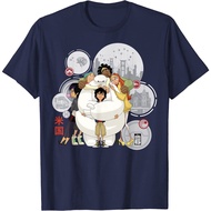 Children's T-Shirt Disney Big Hero 6 TV Series Baymax Hugs Graphic T-Shirt