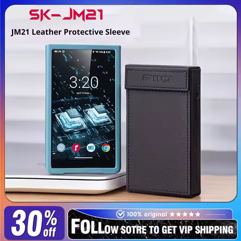 FiiO SK-JM21 Player Environmentally friendly PU leather Velcro design MP3 Protective Case for FiiO J