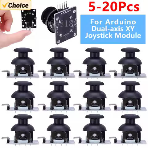 5-20PCS For Arduino Arduino Dual-axis XY Joystick Module for PS2 Joystick Control Lever Sensor KY-02