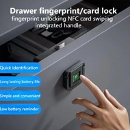 [AS]☆Biometric Fingerprint Lock Black Keyless Cabinet Lock Smart Drawer Locks