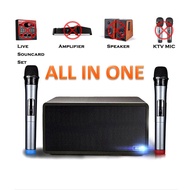 FAMILY KTV N-S10 Karaoke Speaker Home Karaoke Bluetooth Speaker Wireless Mic Speaker Family ktv READ