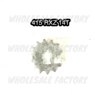 415 MCS FRONT SPROCKET YAMAHA RXZ / LC135 14T 16T SPROCKET DEPAN
