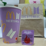 Paperbag bts x MCD / Bag bts Meal / The bts Meal / Cajun Sauce / The bts Meal Cup (limited edition)