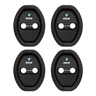 4Pcs BMW Silicone Car Door Lock Protection Cover Door Lock Shock Absorber Silent Accessories for BMW