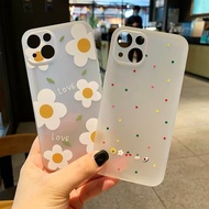 Matte Six Daisies Samsung A56 A17 A16 A55 A54 A53 S10 Note10 9 Plus Frosted Phone Case