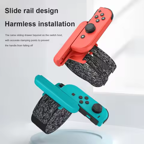 For Nintendo Switch Just Dance Game Accessories for Joy-Con Controller Armband Adjustable Elastic Wr