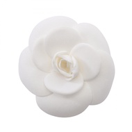 【二手】香奈兒山茶花胸針，白色鍍金，女士，二手