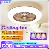 kipas dinding 72W ceiling fan ceiling fan with lamp nvisible fan light AC Motor 5 Blades Ceiling Sil