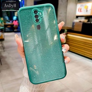 AnDyH Phone Case for OPPO A9 A5 2020 F11 Pro High End Flash Powder Gradient Transparent All Inclusive Camera Protection Casing