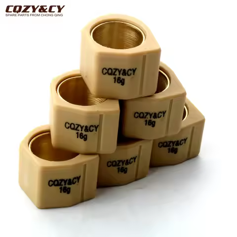 6PC Racing Quality Roller Weights 25x20mm 16grams For Kymco X Citing i ABS 400cc 2013-2015 Scooter